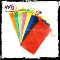 High quality fabric envelope pouch, logo printed microfiber glasses soft case, packing bags for eyeglasses